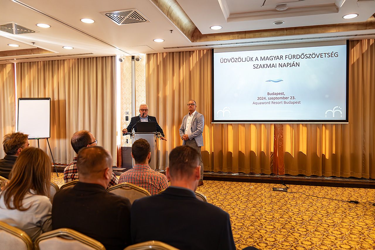 Balogh Zoltán és Kántás Zoltán a szakmai napon, Fotó: Hunka Erika