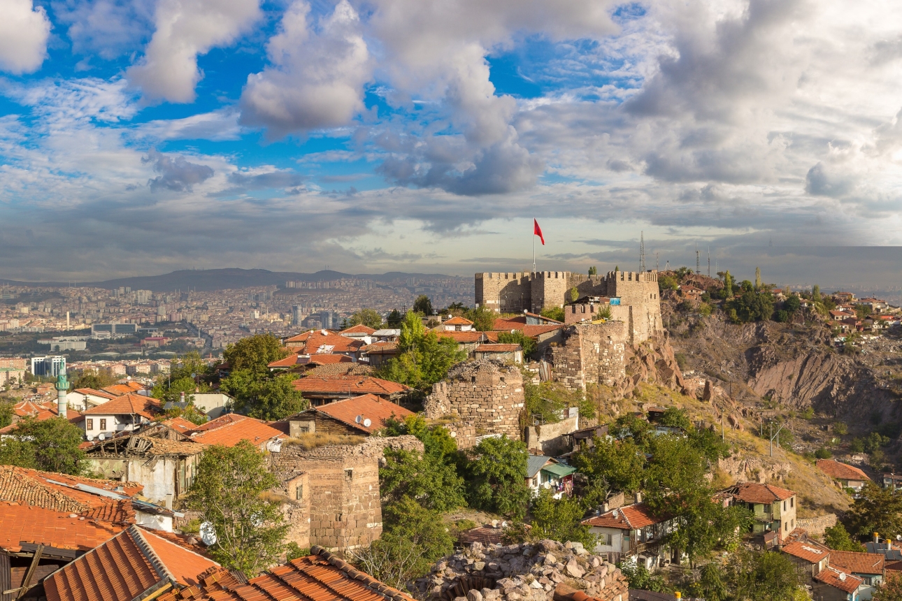 Ankara régi városrésze a várral, Fotó: 123rf.com