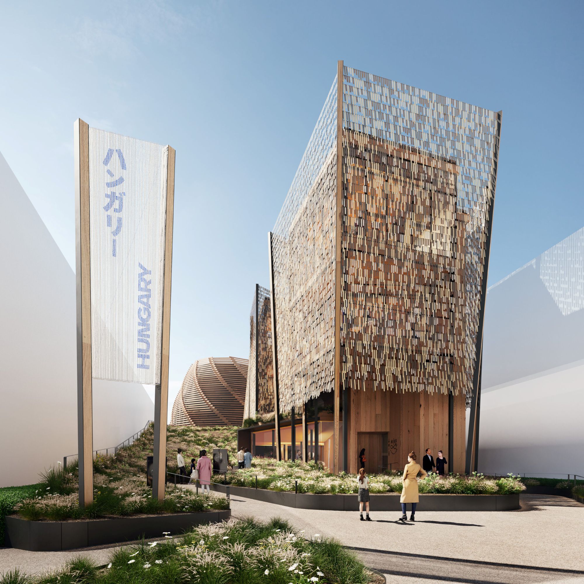 magyar-pavilon-latvanyterv, Fotó: Expo 2025 Magyarország