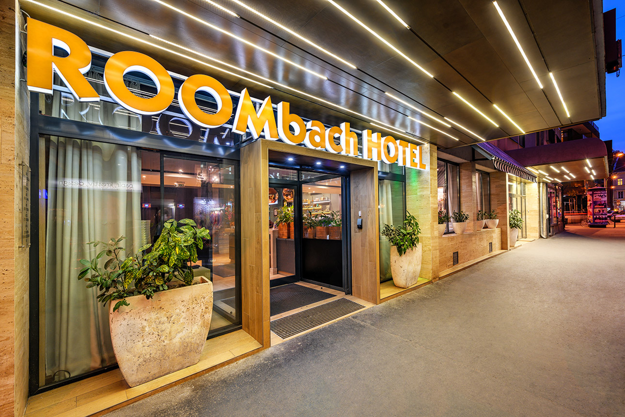 Roombach Center bejárat, Fotó: Roombach Budapest Center