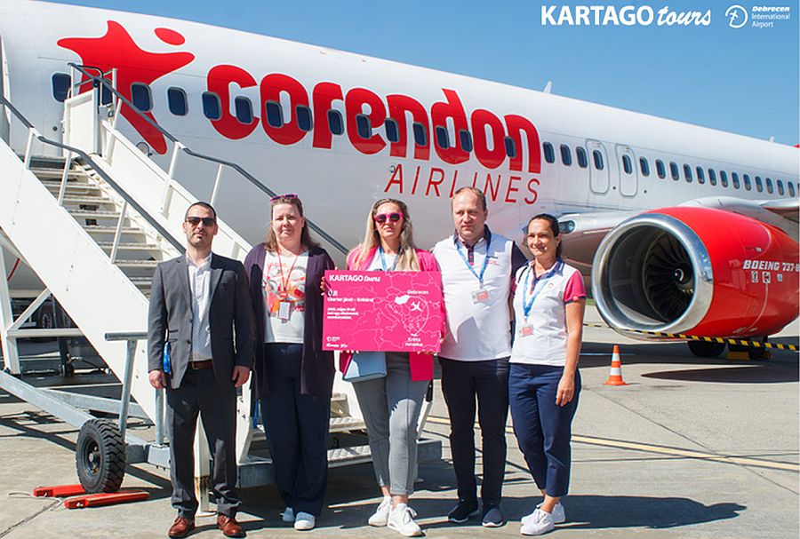 járatnyitás-Debrecen-Heraklion, Fotó: Kartago Tours