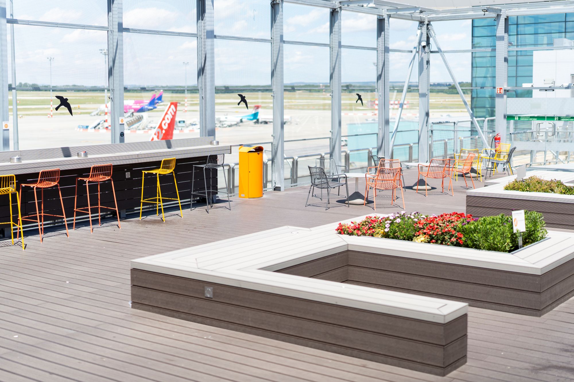 bud-terasz, Fot&oacute;: Budapest Airport