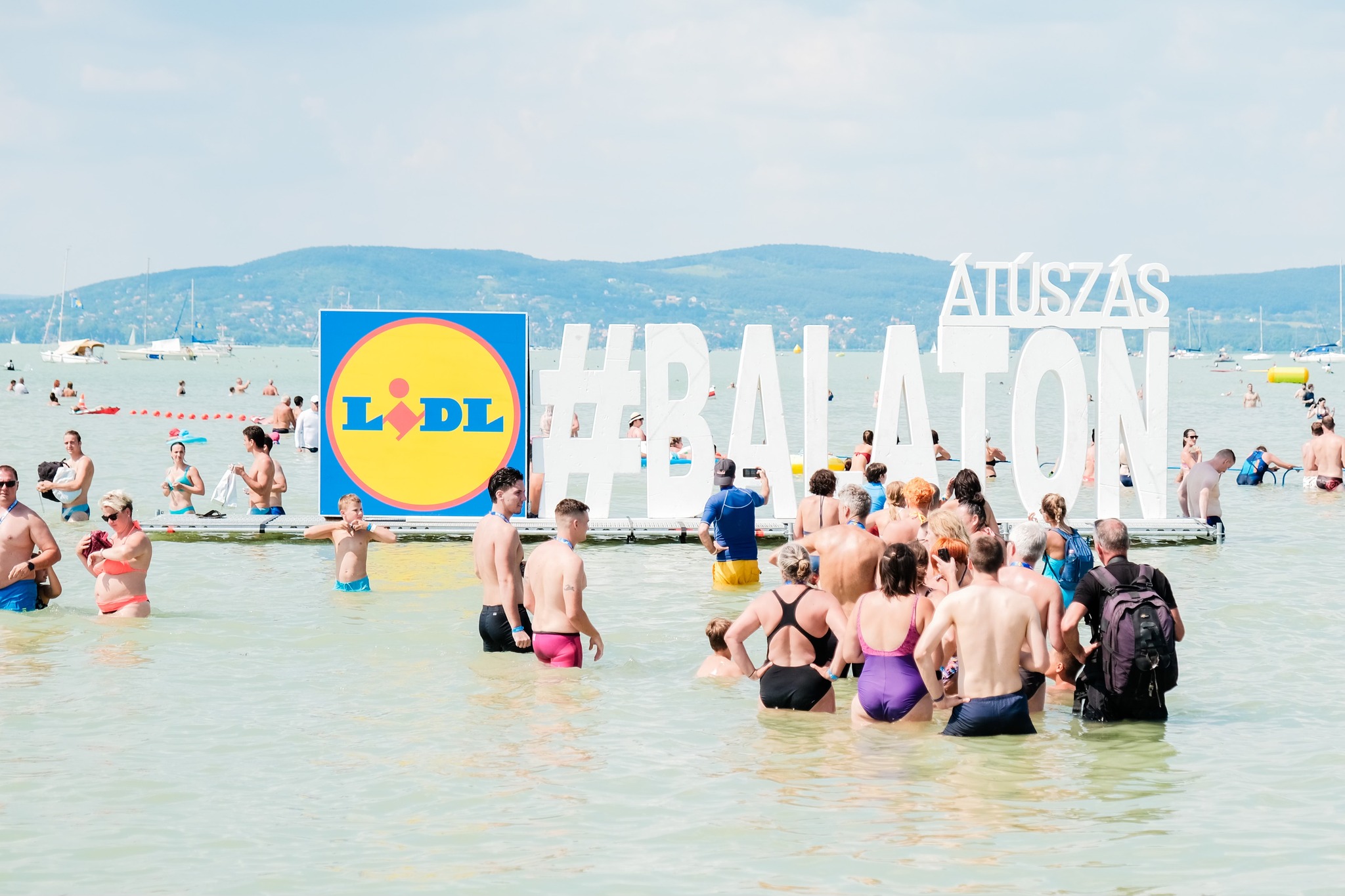 balaton-atuszas, Fotó: LIDL Balaton-átúszás