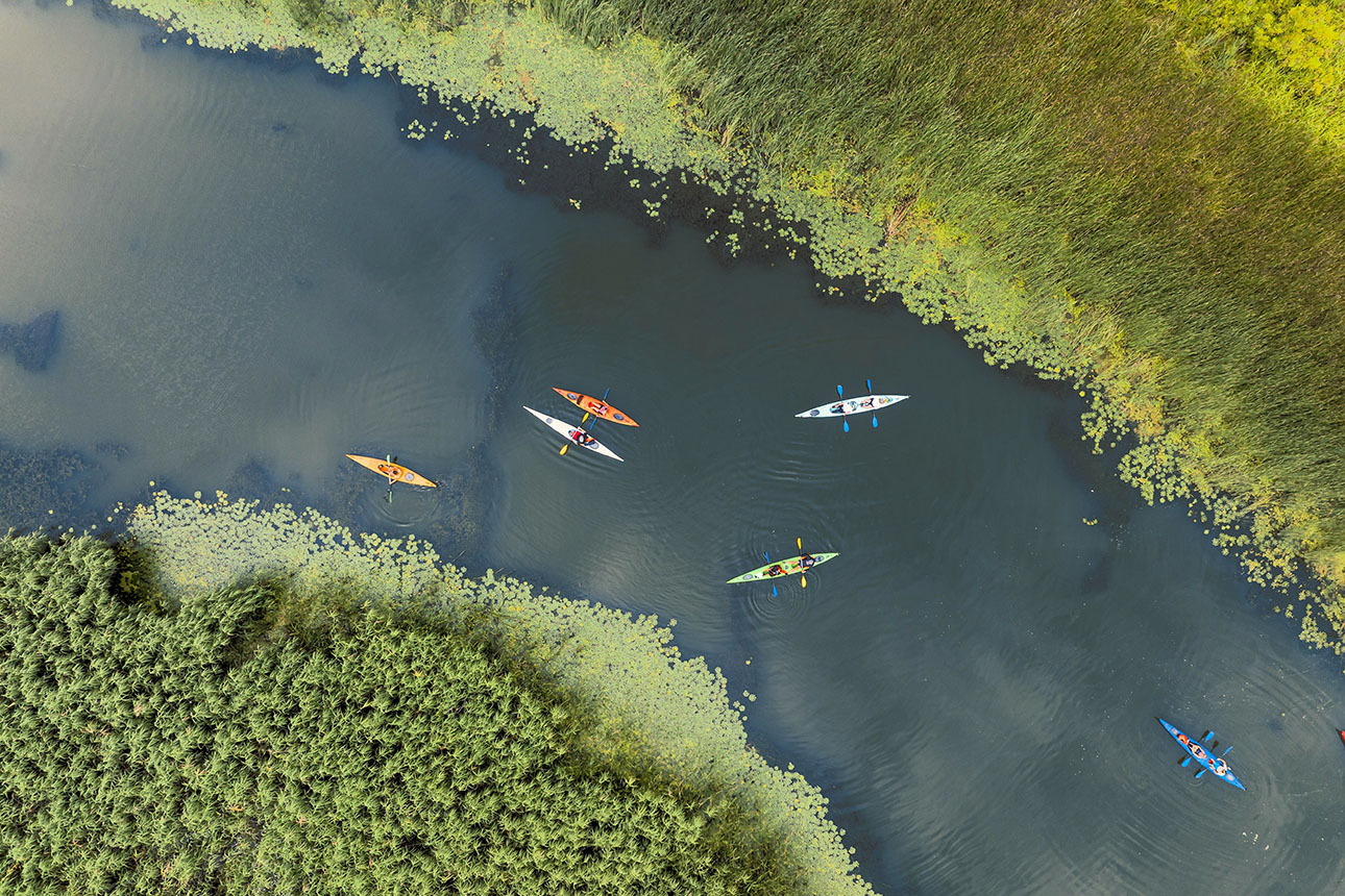 Tisza-tó kajakozás, Fotó: Visit Hungary Zrt.