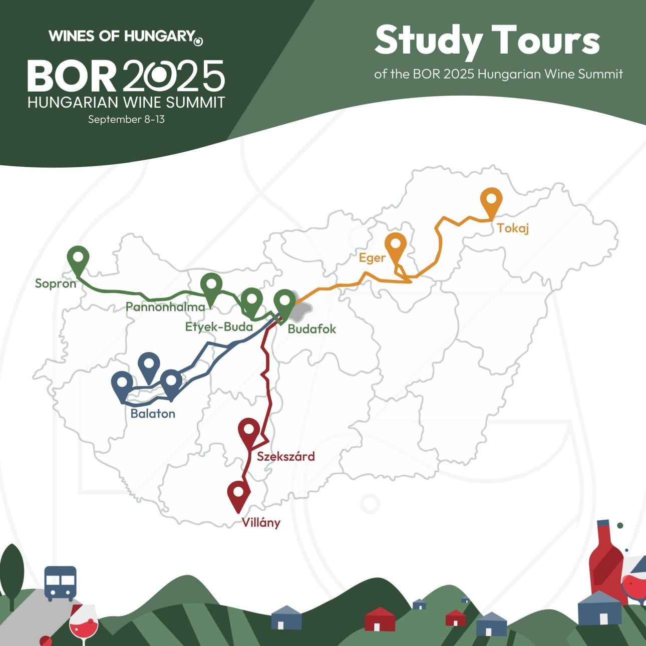 study tour bor2025 summit, Fot&oacute;: Magyar Bormarketing &Uuml;gyn&ouml;ks&eacute;g Zrt.