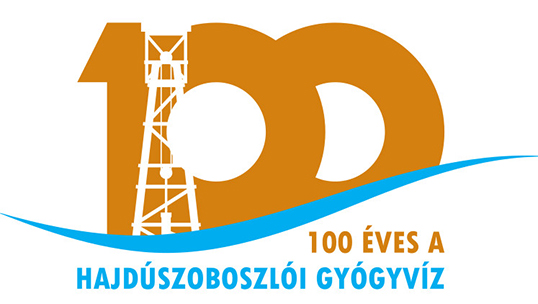 Hajduszoboszlo-100-eves-logo, Fotó: Tourinform Hajdúszoboszló