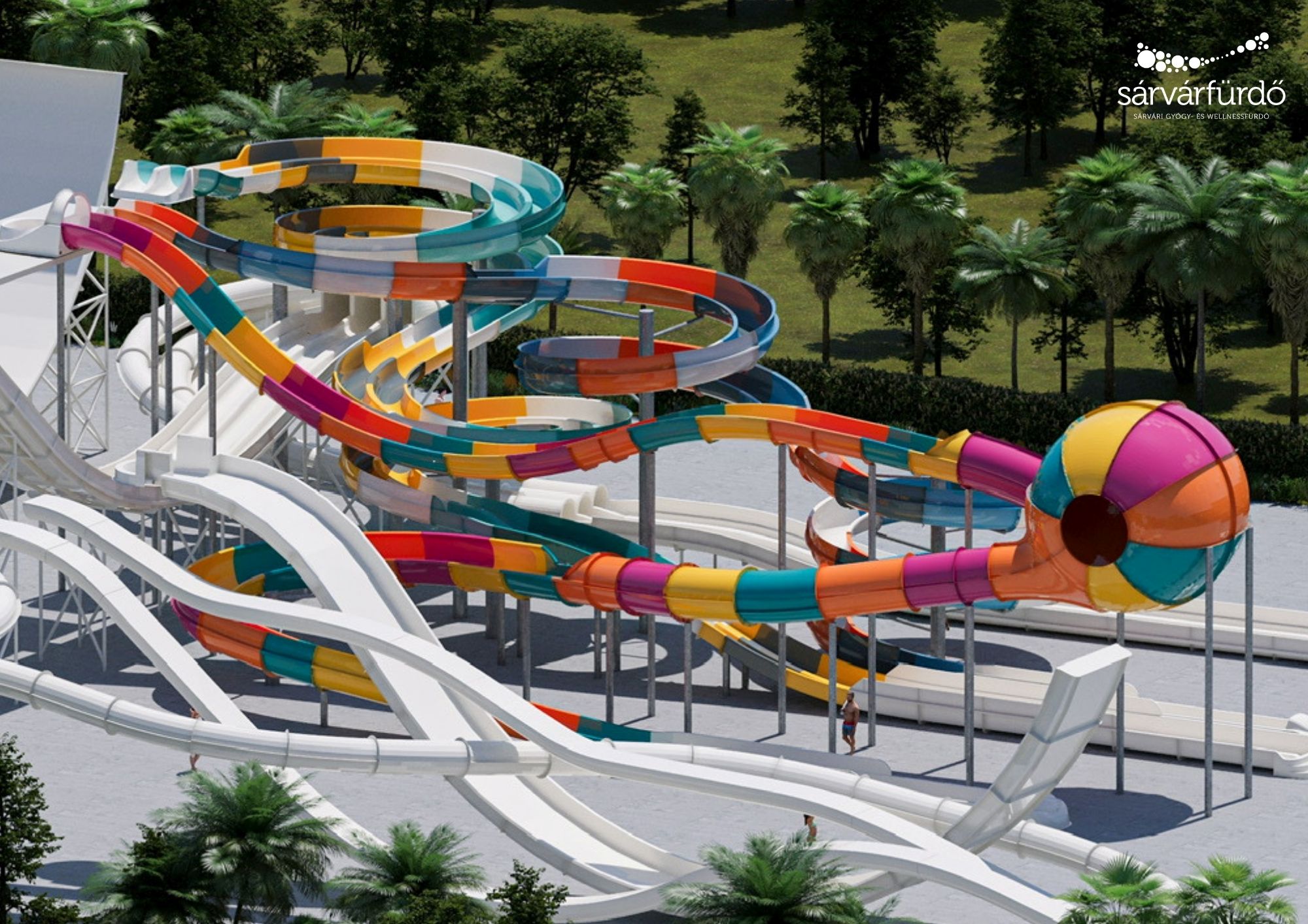csuszdapark-sarvar, Fot&oacute;: S&aacute;rv&aacute;ri Gy&oacute;gy- &eacute;s Wellnessf&uuml;rdő