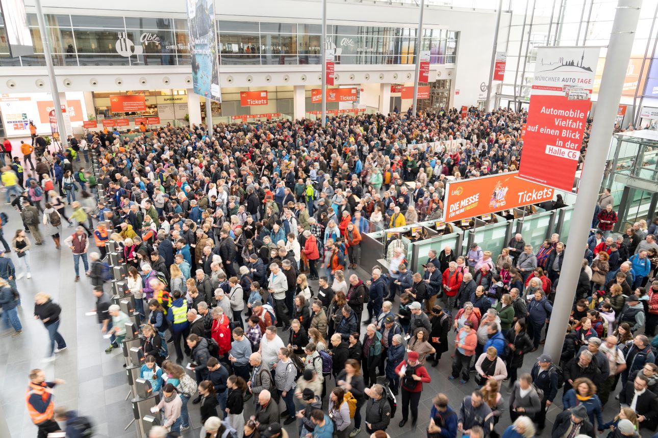 A FREE Kiállítás tömegeket vonzott, Fotó: Messe München