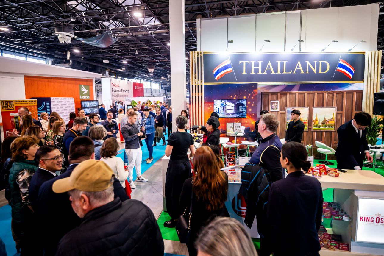 Nagy volt a ny&uuml;zsg&eacute;s a thai standn&aacute;l a SIRHA ki&aacute;ll&iacute;t&aacute;son, Fot&oacute;: Thai Trade Center