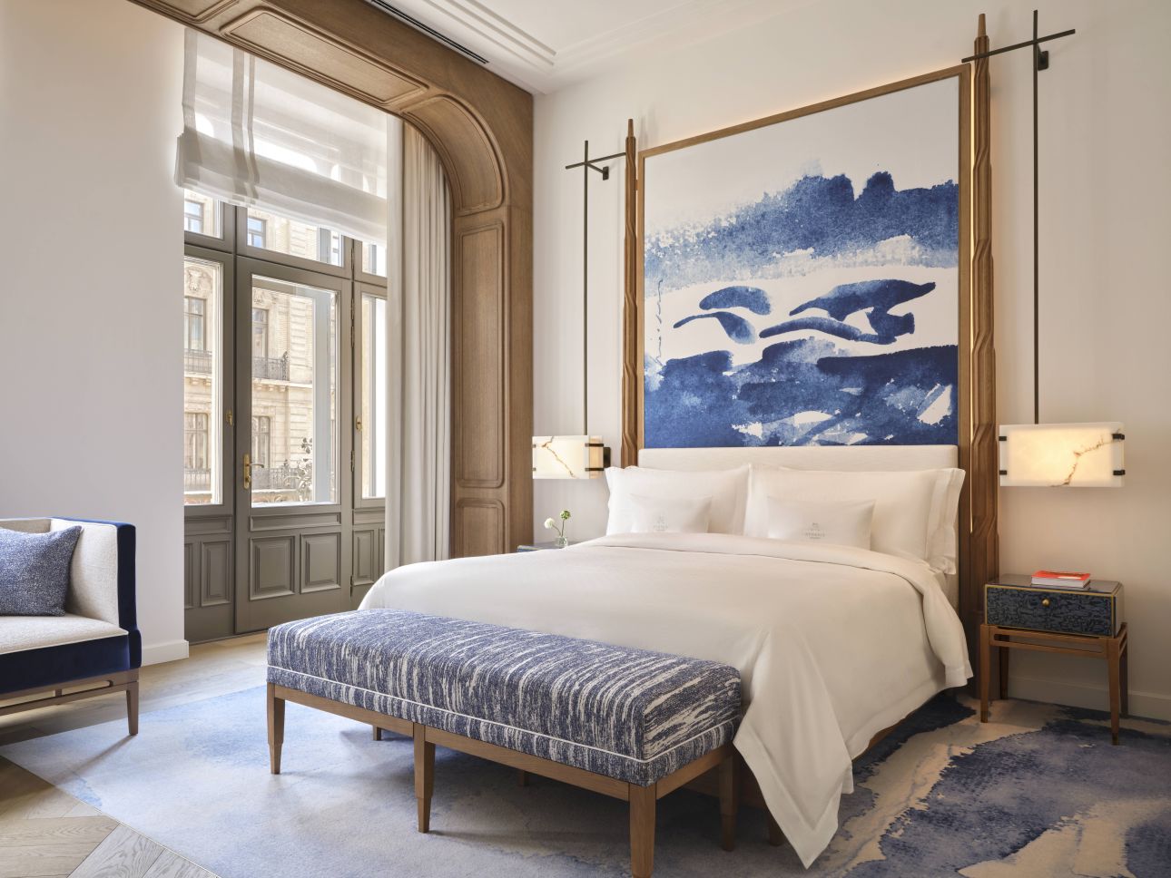 The-St-Regis-Budapest-Deluxe-Room-bedroom, Fotó: St. Regis Budapest