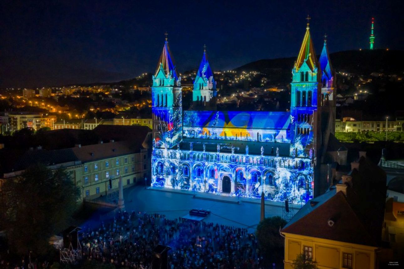 Zsolnay_Light_Art _Mapping_Verseny, Fot&oacute;: Zsolnay &Ouml;r&ouml;ks&eacute;gkezelő Nonprofit Kft.