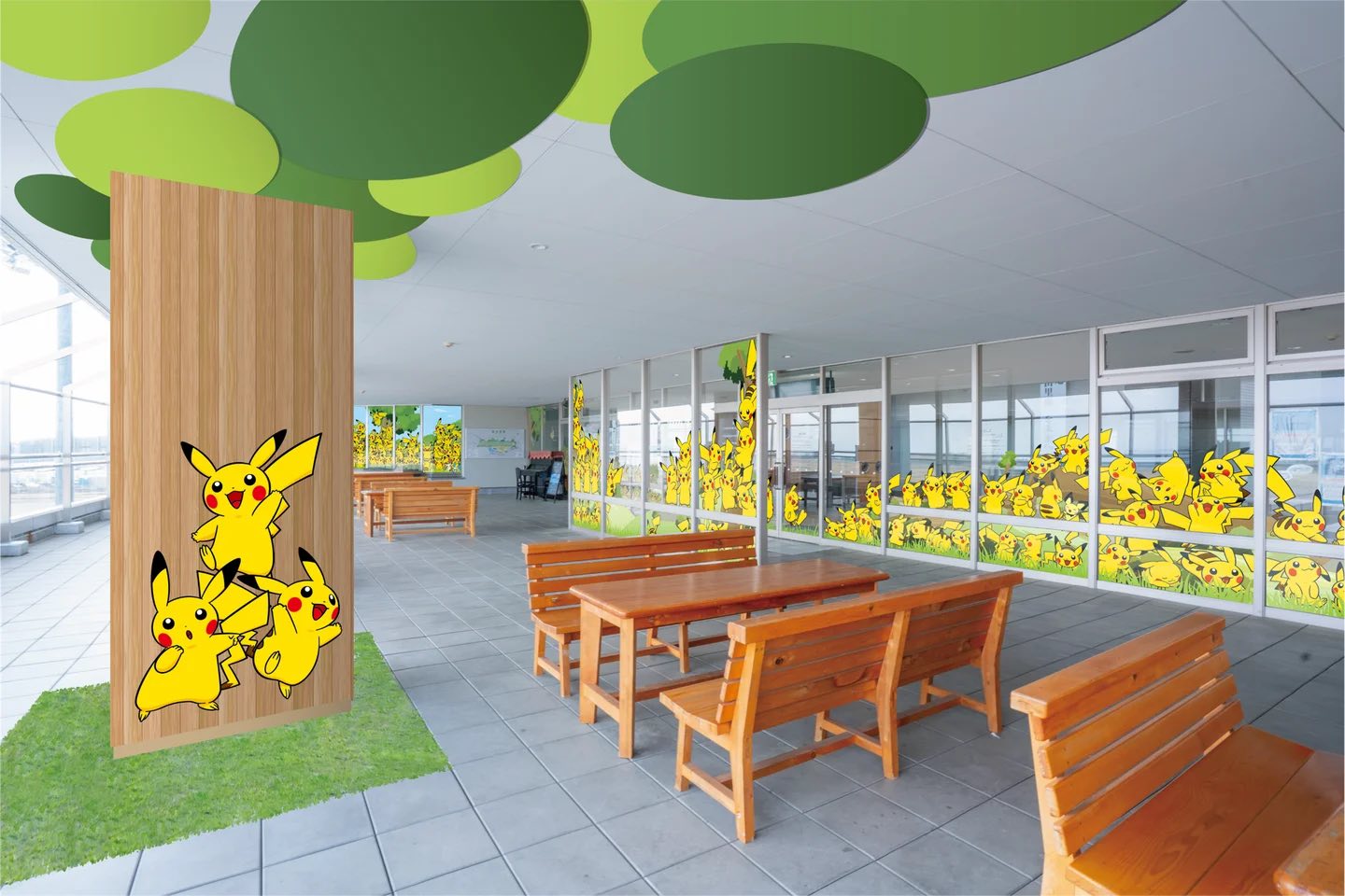 Pokemon-repuloter, Fotó: Japan Station Facebook