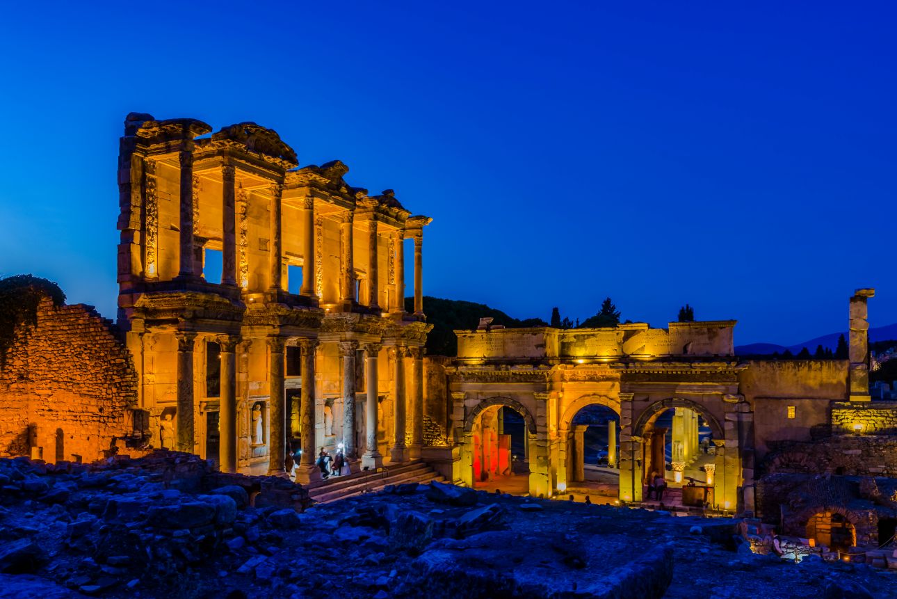 İzmir Ephesus Celcus Library, Fotó: tga