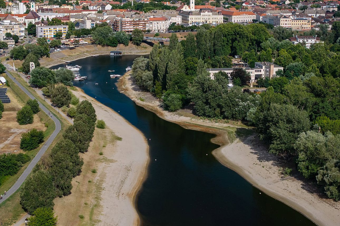 Duna vizállása Baja, Fotó: Facebook