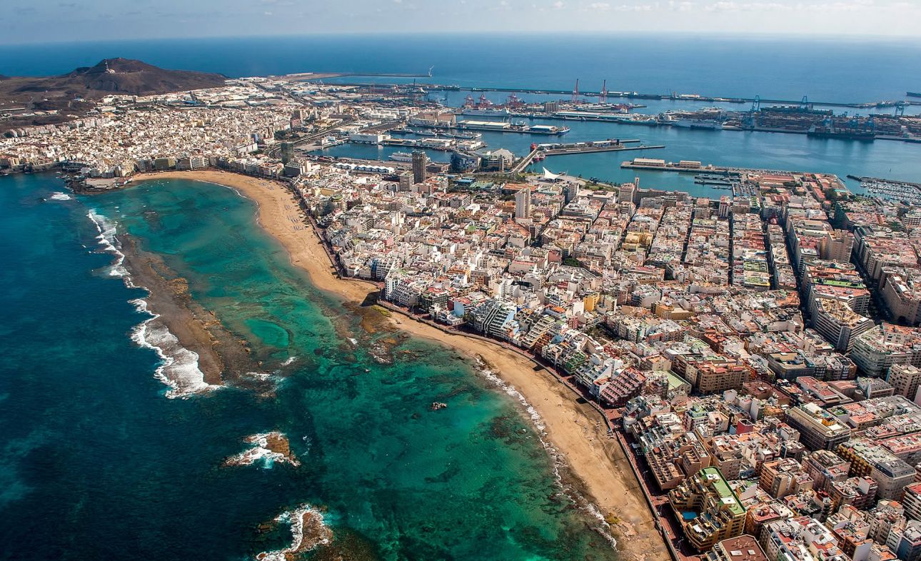 Las-Palmas-La-Canteras-strand, Fotó: grancanaria.com