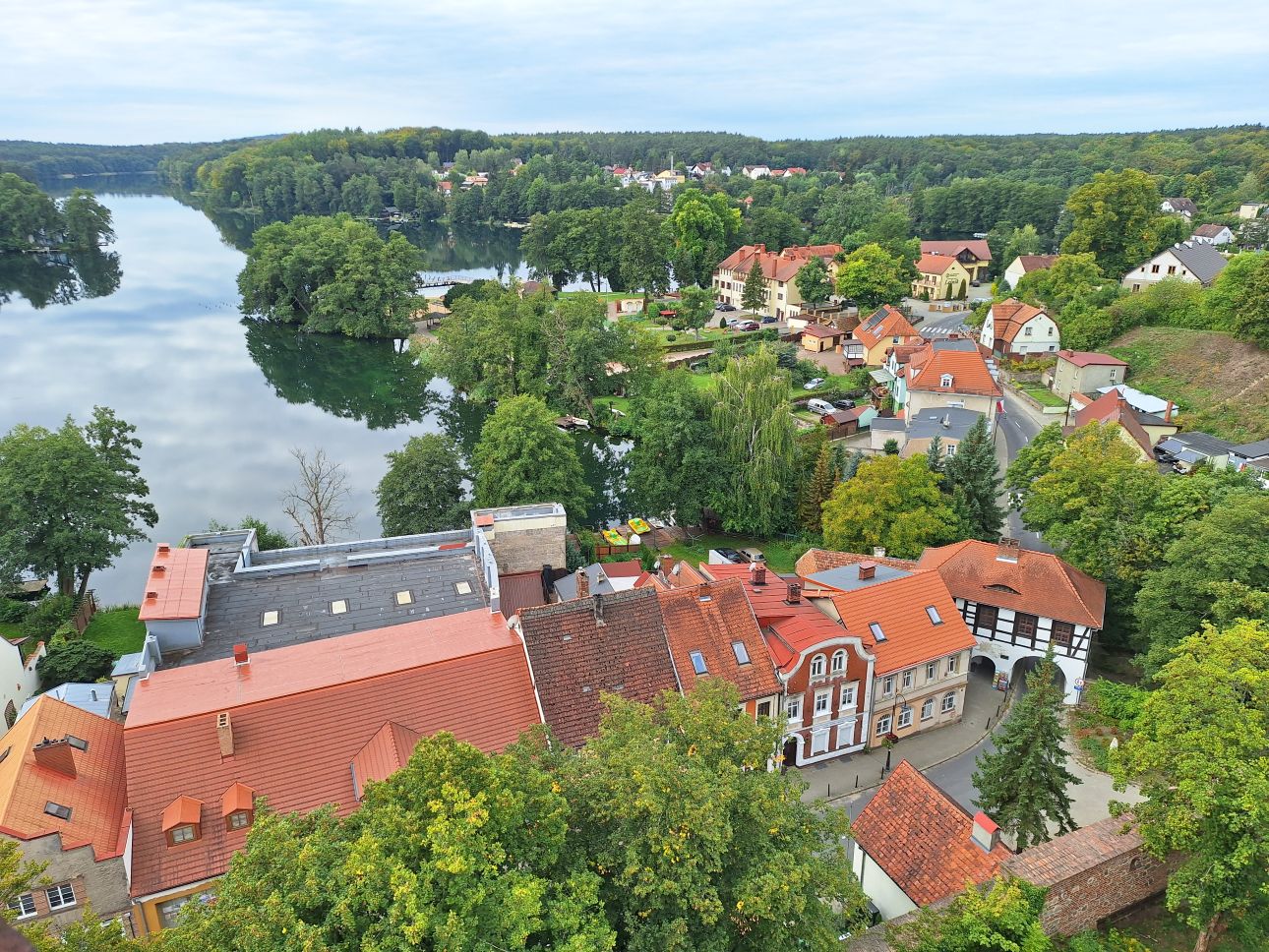 Panoráma a lagowi erőd tornyából, Fotó: Szántó Zoltán