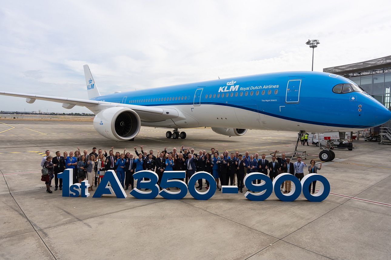 KLM Airbus A350, Fotó: KLM